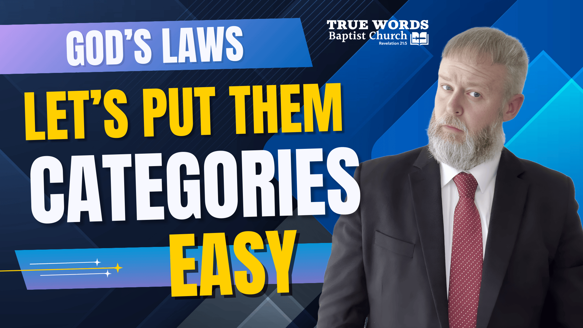 The Laws of thy God: Moral, Civil, and Ceremonial Laws