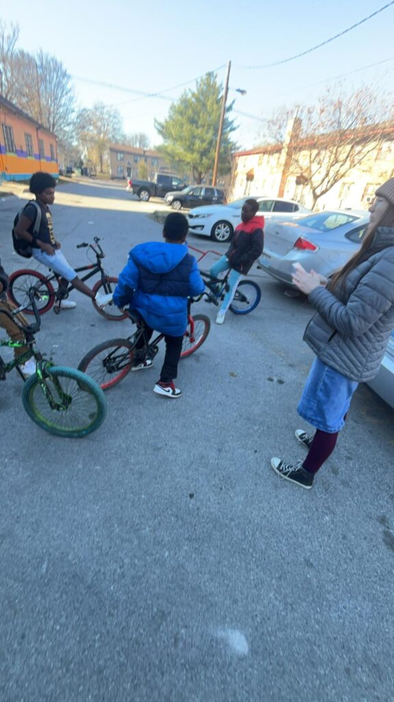 Church members from True Words Baptist Church engaging in door-to-door evangelism in Louisville, KY.