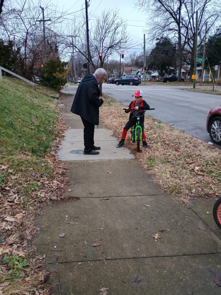 Joshua Tapp preaching the Gospel to the children who are the future of West Louisville.