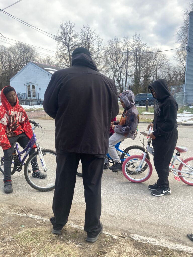 Church members at True Words Baptist Church participating in ministry outreach in Louisville, KY.