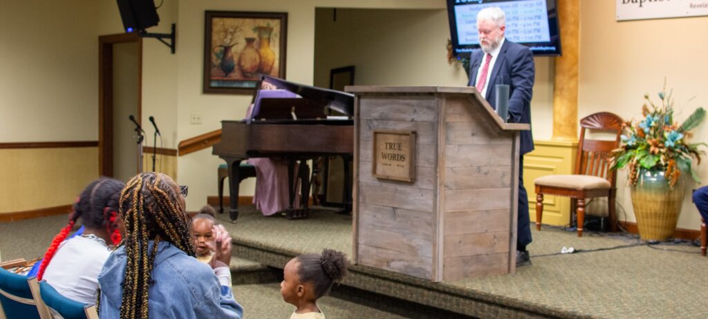 sunday school with families and children