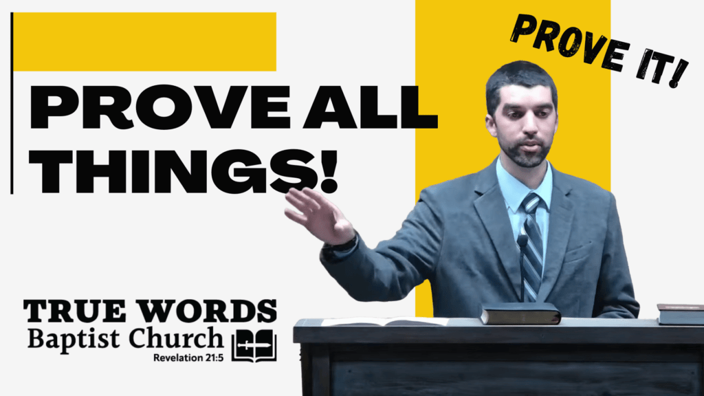 Prove All Things