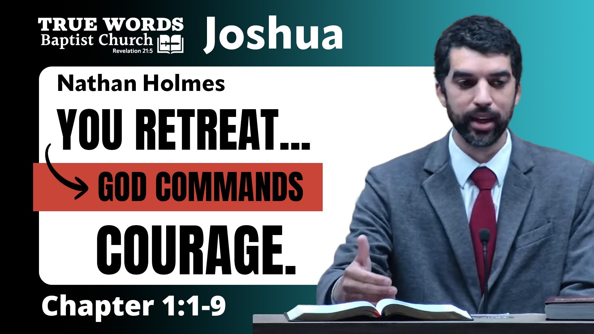 Be Strong and Courageous: Joshua 1’s Divine Commission
