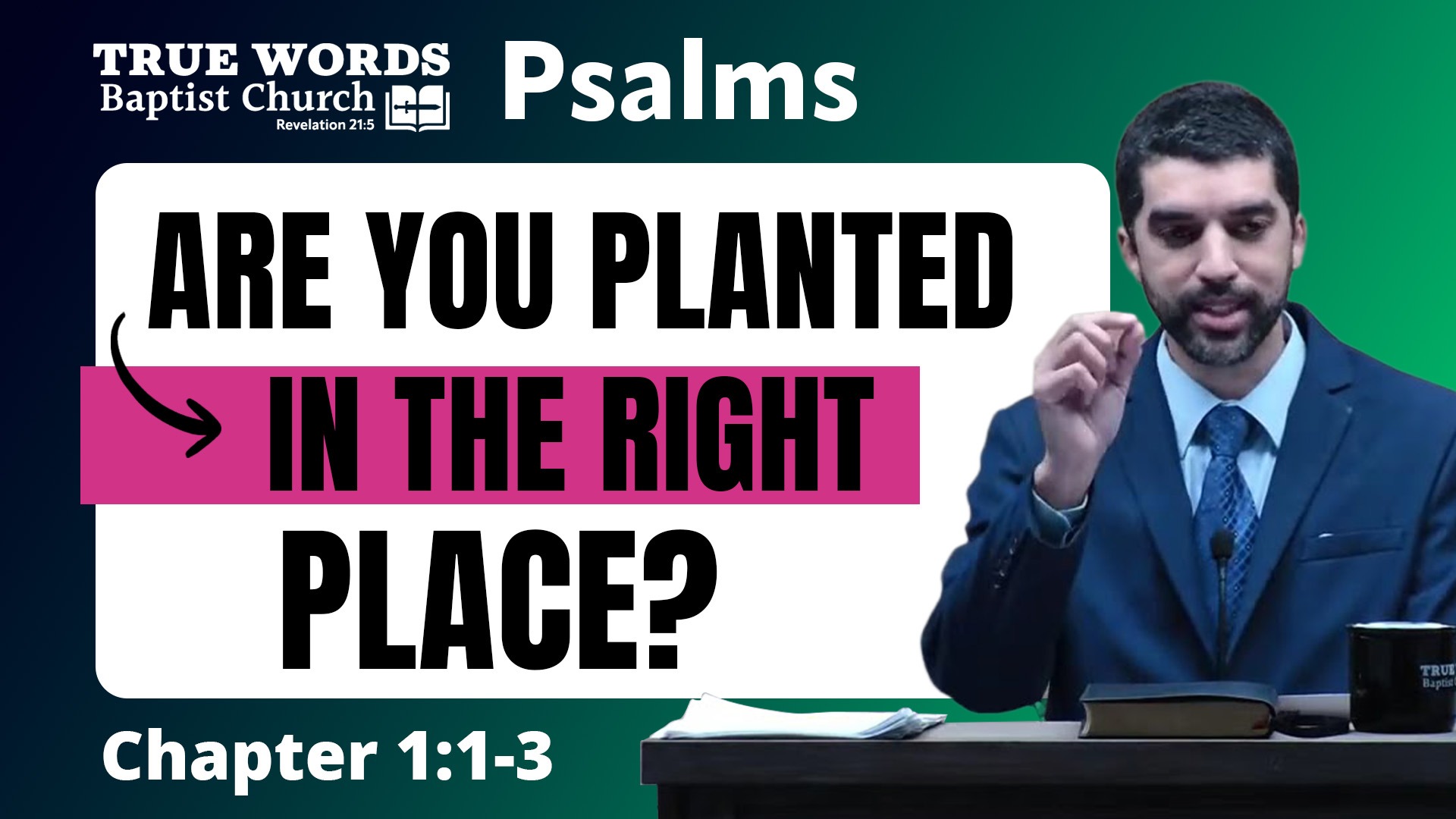 Like a Tree by the River: Psalm 1โs Portrait of the Righteous