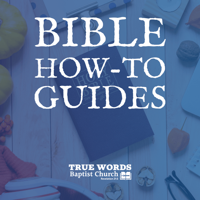 bible how to guides