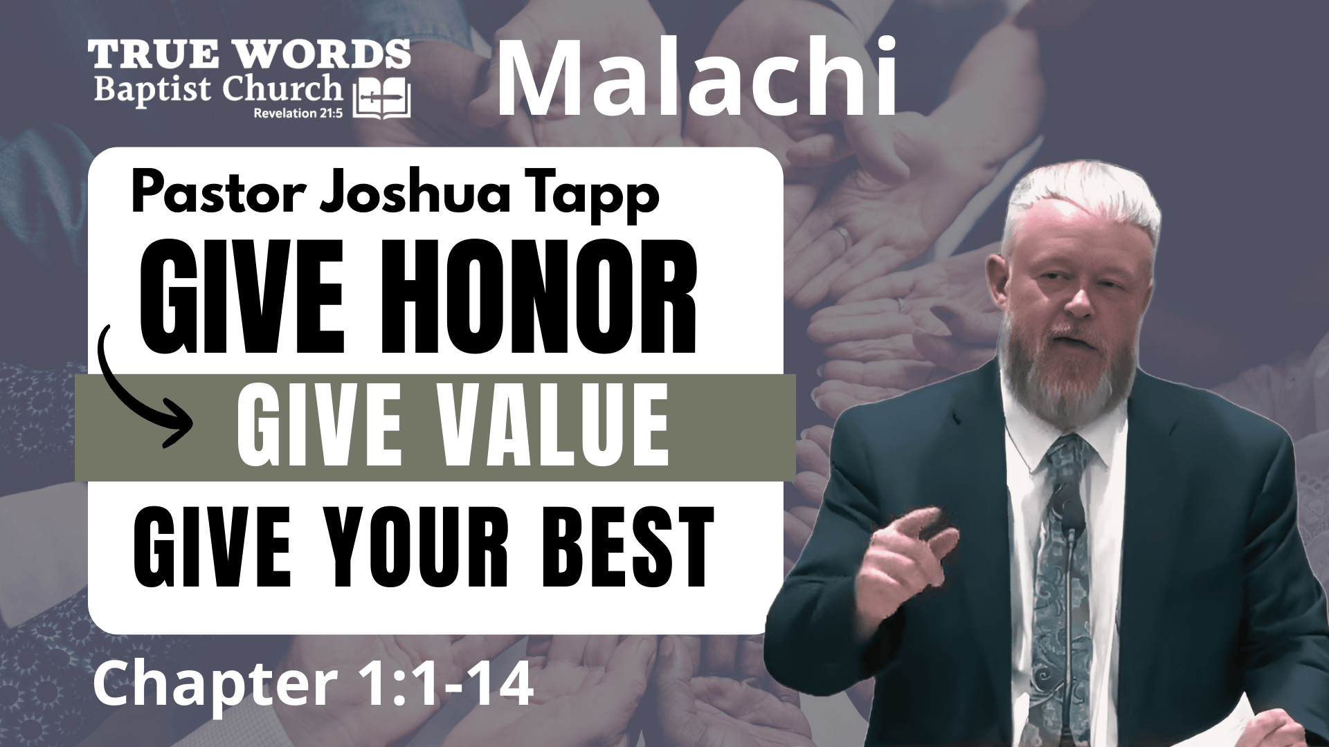 Where Is My Honor: Malachi 1:1-14 Explained