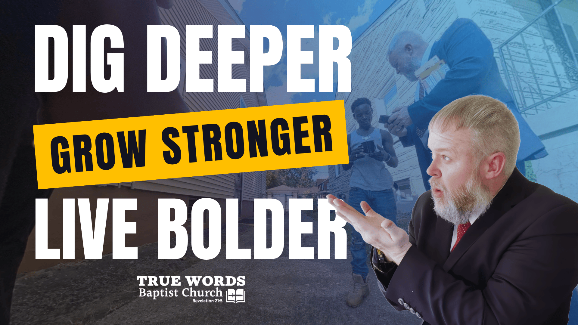 sunday evening service at true words baptist church