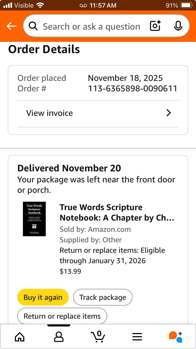 order details from amazon