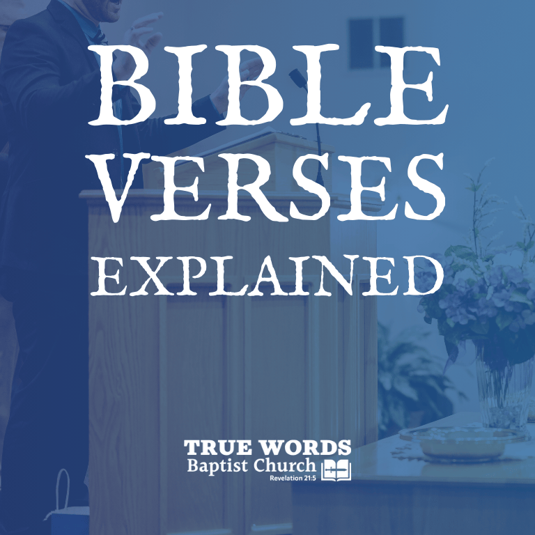 bible verses explained