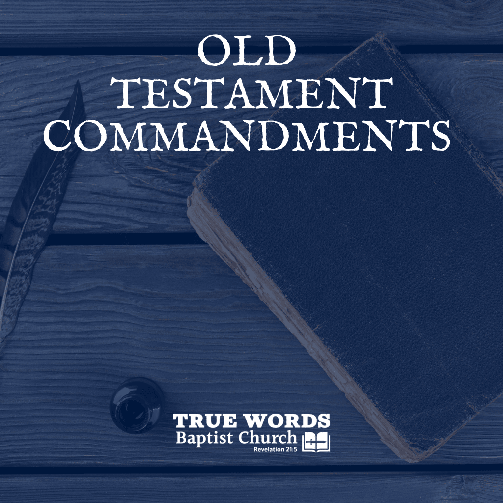 Old Testament Commandments (KJV)