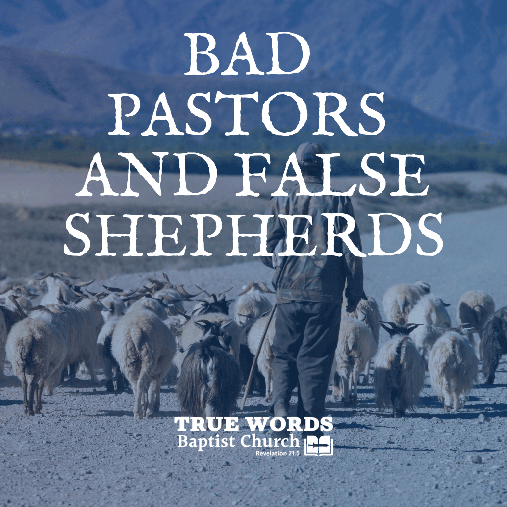 Bad Pastors and False Shepherds 