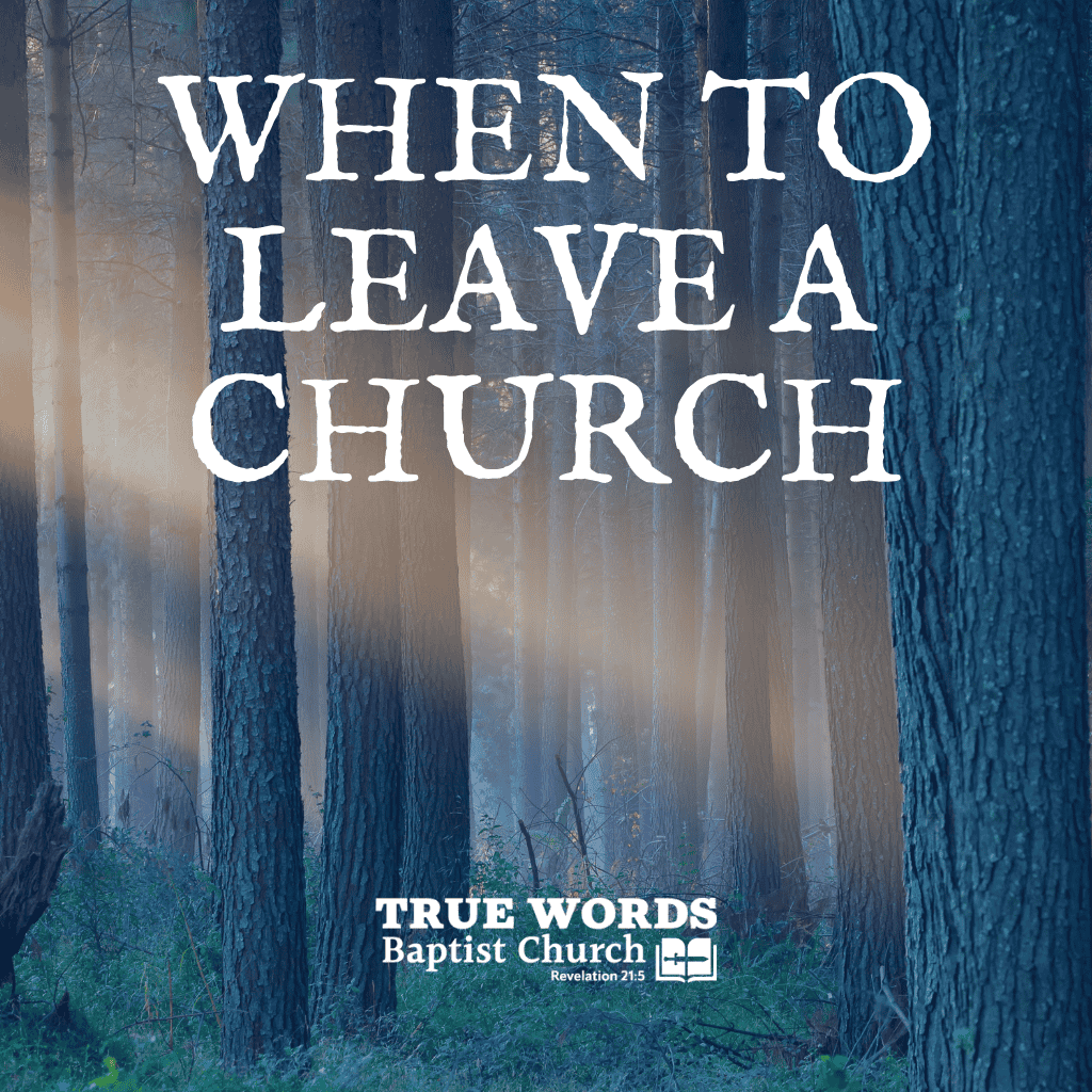 When to Leave a Church