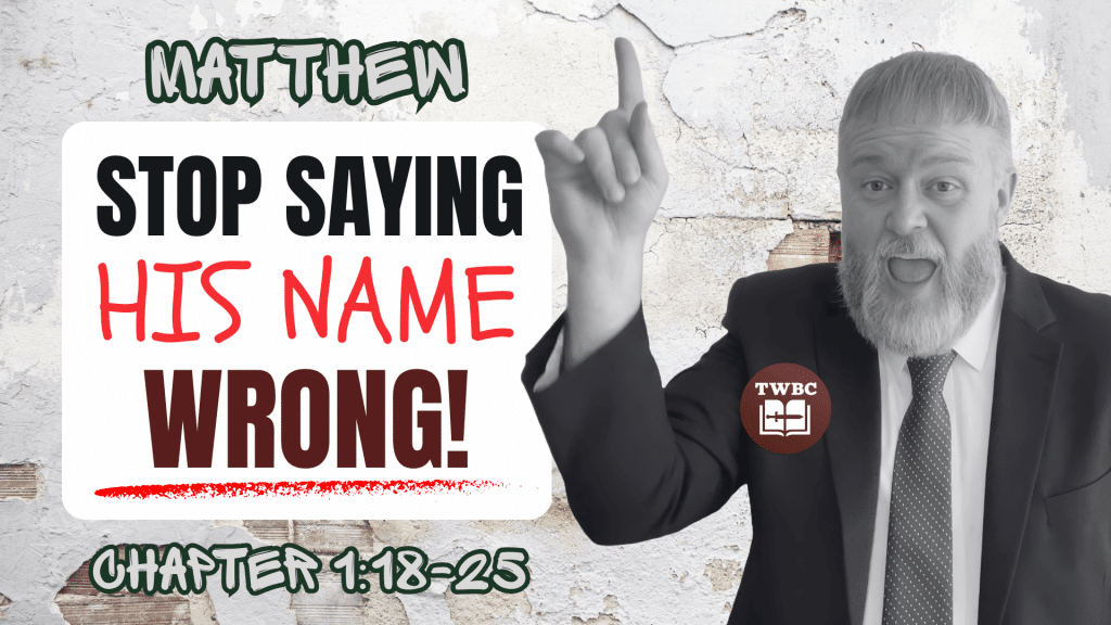 Call His Name Jesus: Matthew 1:18-25 Explained