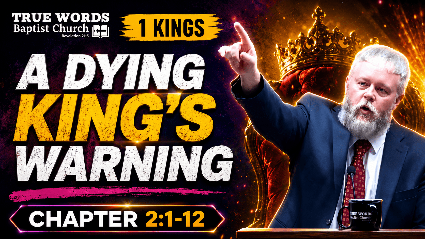 A Dying King’s Warning: 1 Kings 2:1-12 Explained