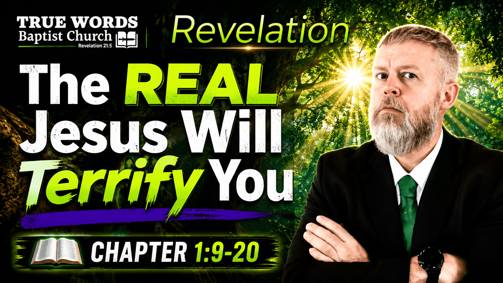 The Real Jesus Will Terrify You: Revelation 1:9-20 Explained