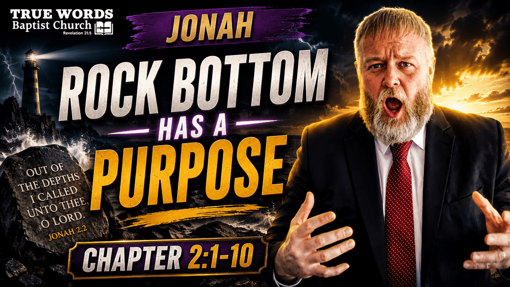 Rock Bottom Has a Purpose: Jonah 2:1-10 Explained
