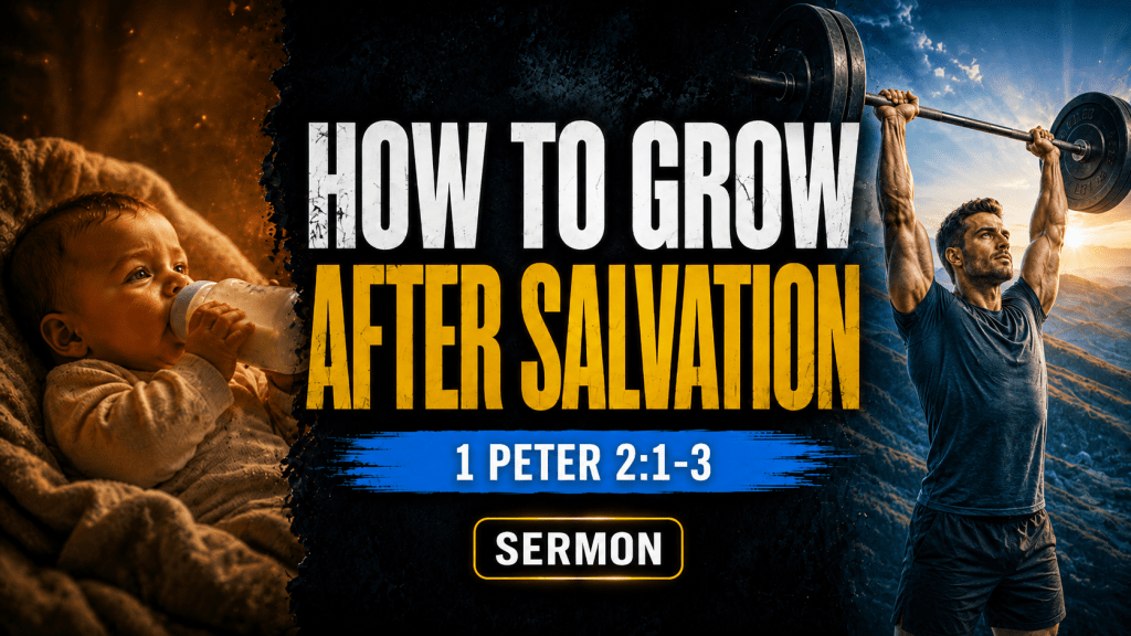 1 Peter 2:1-3 Sermon — How to Grow After Salvation