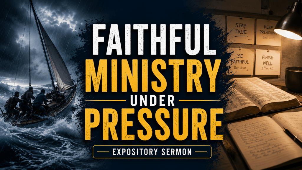 2 Timothy 2:1-7 Sermon — Faithful Ministry Under Pressure