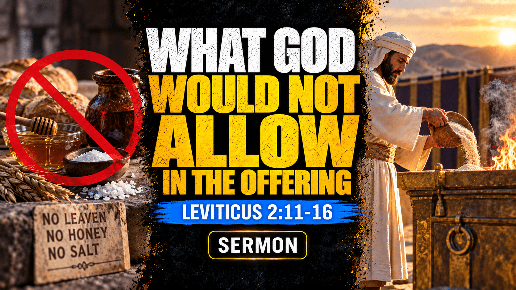 Leviticus 2:11–16 Sermon — What God Would Not Allow in the Offering