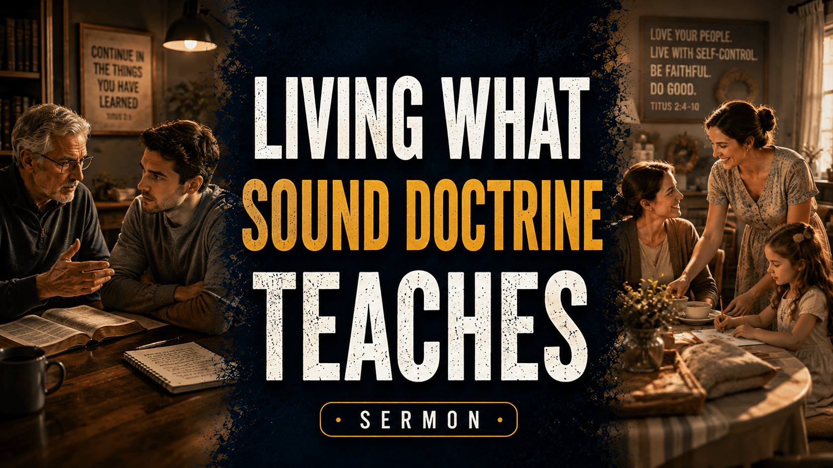 Titus 2:1-10 Sermon — Living What Sound Doctrine Teaches