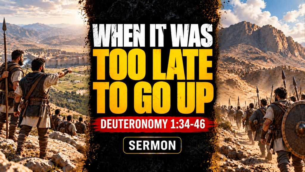 When It Was Too Late to Go Up